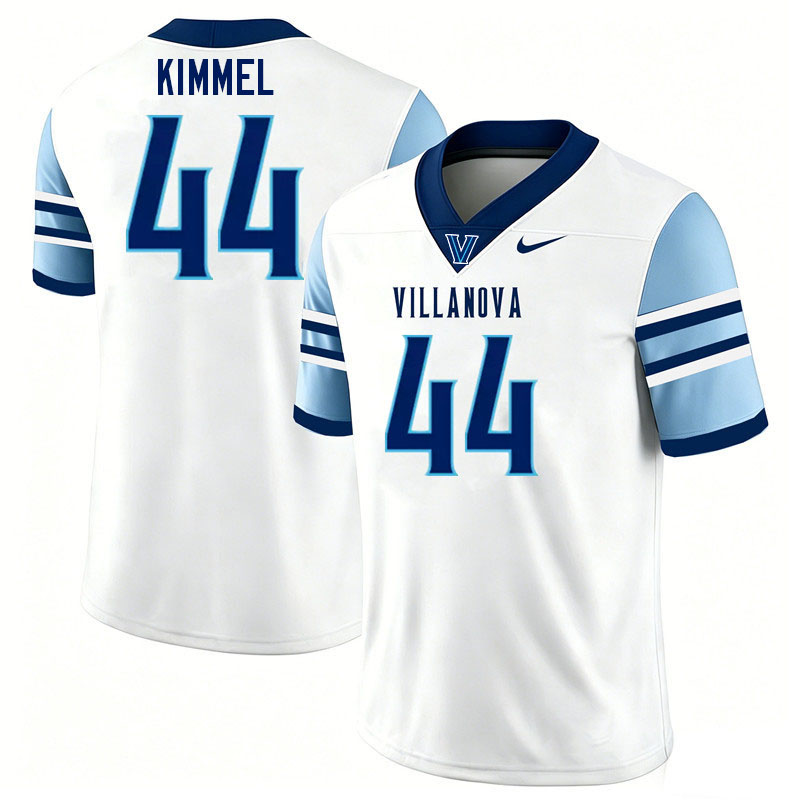 Villanova Wildcats #44 Richie Kimmel College Football Jerseys,Uniforms-White